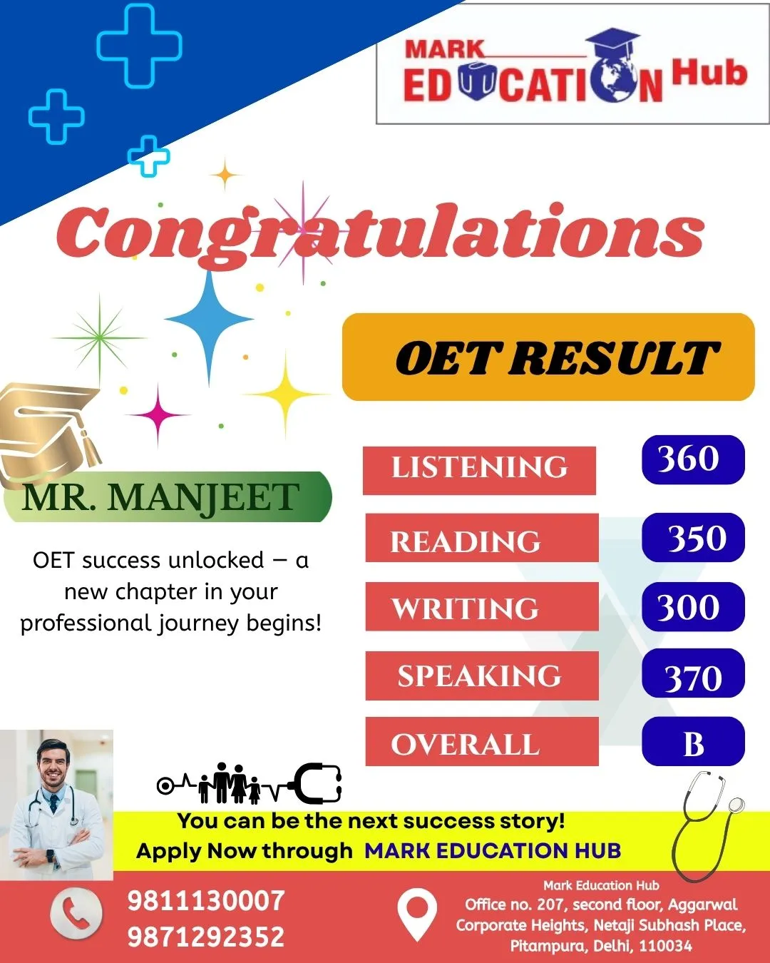 oet result