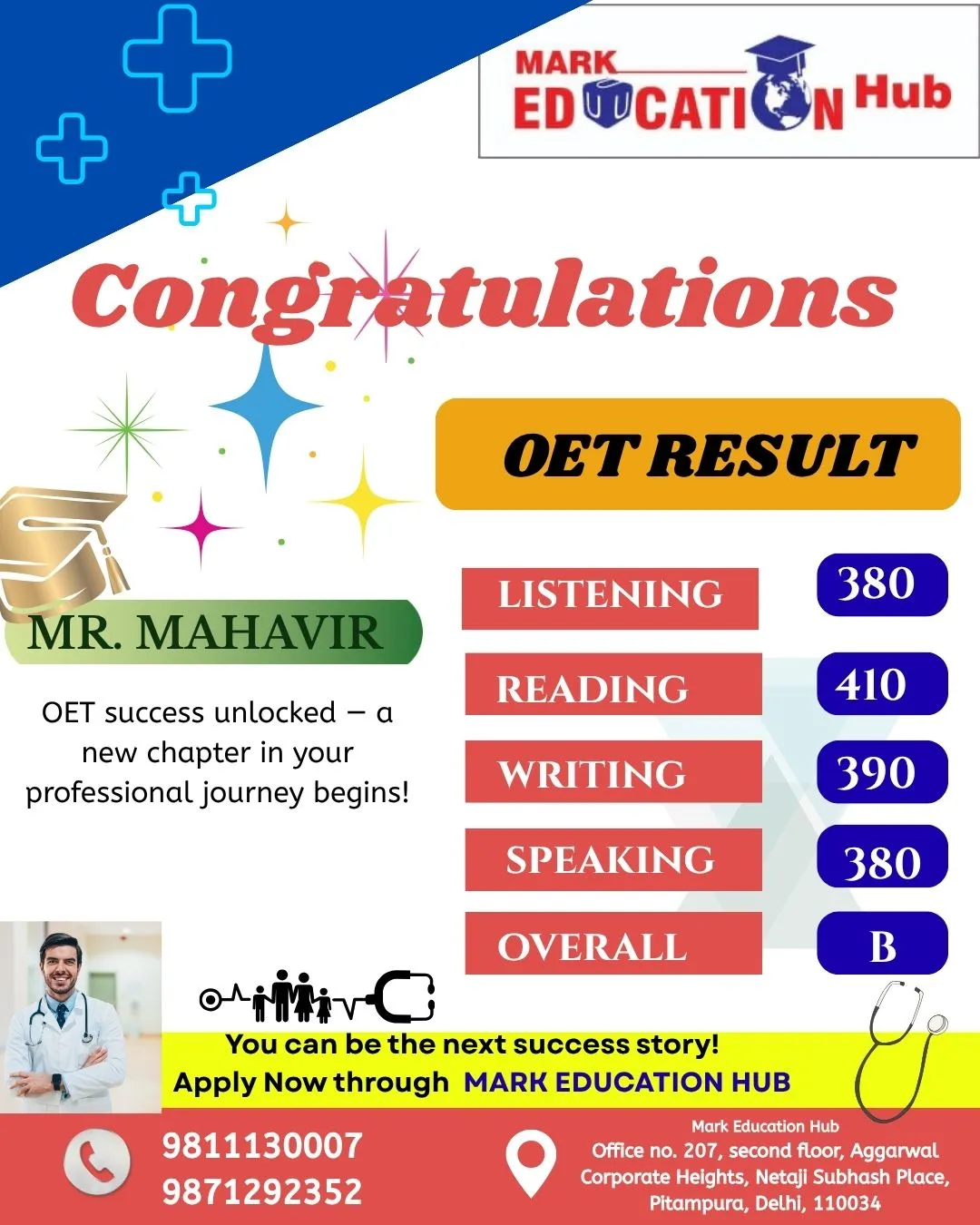 oet result